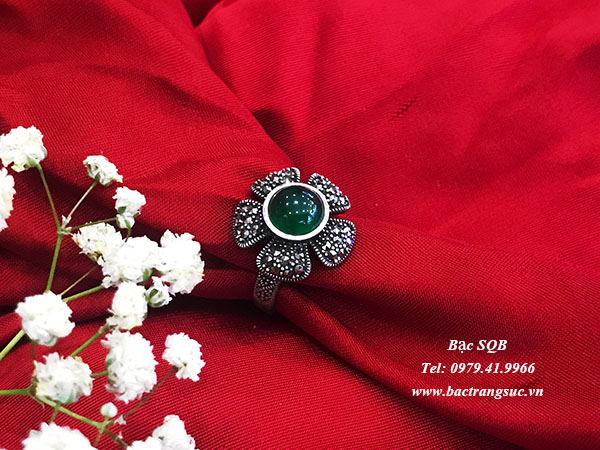 Nhẫn bạc nữ đính đá RI-2828