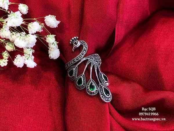 Nhẫn bạc nữ đính đá RI-2866