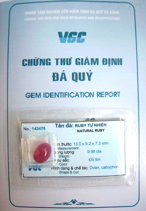 Đá Ruby - viên đá may mắn,hạnh phúc.