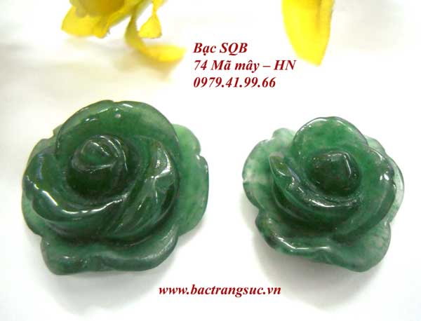  Bồng hồng xanh đá Aventurin(to) 