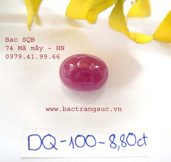 Đá Ruby tự nhiên- viên đá Tài lộc