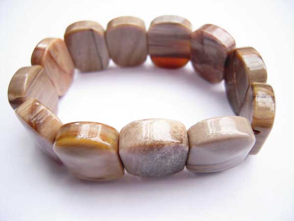 Vòng tay gỗ hóa thạch