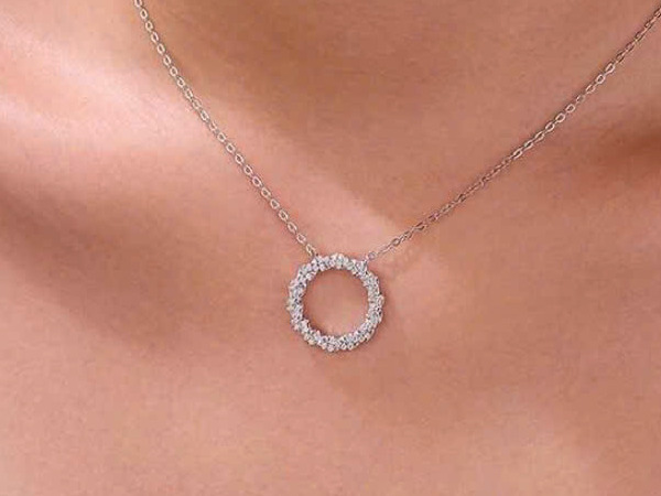 DÂY CHUYỀN BẠC KIM CƯƠNG MOISSANITE MOI-73