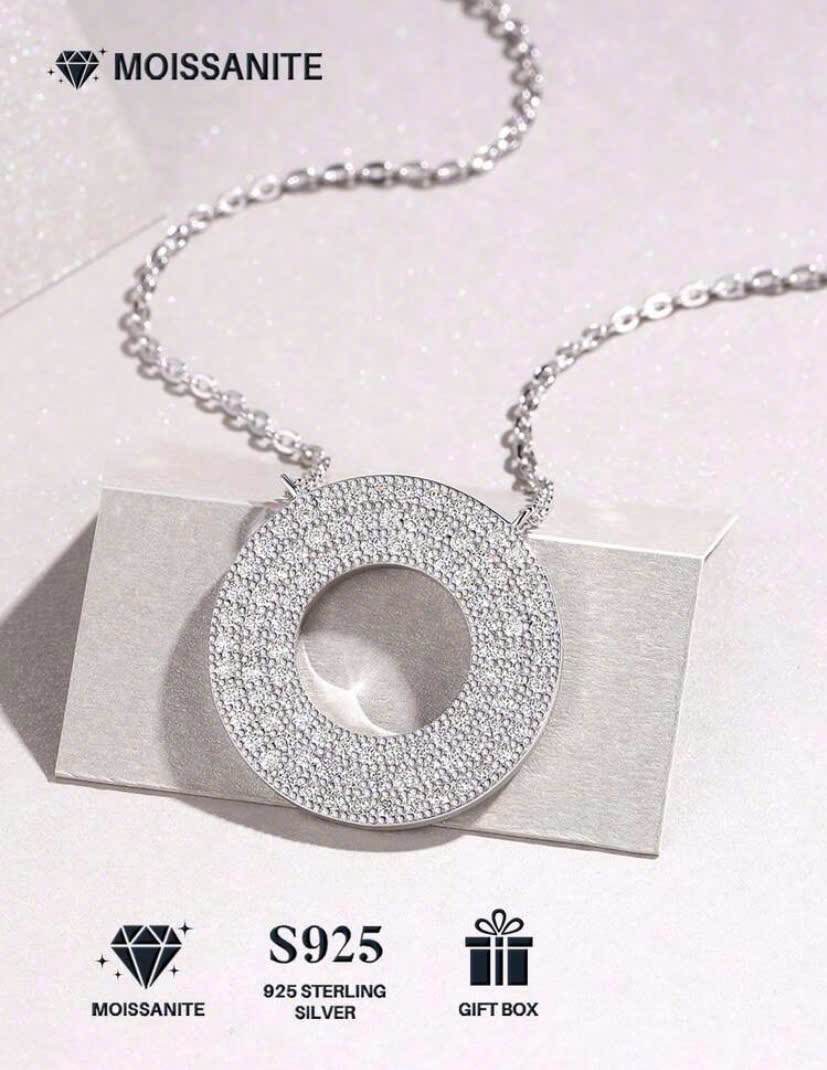 DÂY CHUYỀN BẠC KIM CƯƠNG MOISSANITE MOI-68