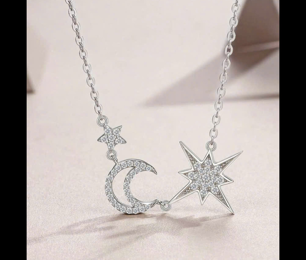 DÂY CHUYỀN BẠC KIM CƯƠNG MOISSANITE MOI-72