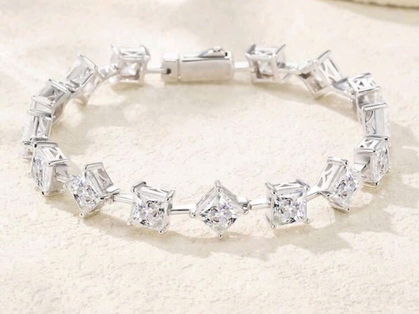LẮC BẠC KIM CƯƠNG MOISSANITE MOI-54
