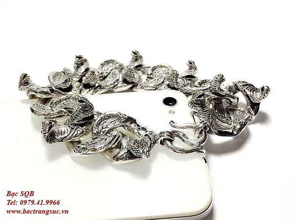 Lắc tay bạc nam BRA-1005